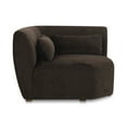 thumbnail image 2 of Moe's Home Collection Amelia Corner Chair Espresso Fabric Corner Chairs, 2 of 6