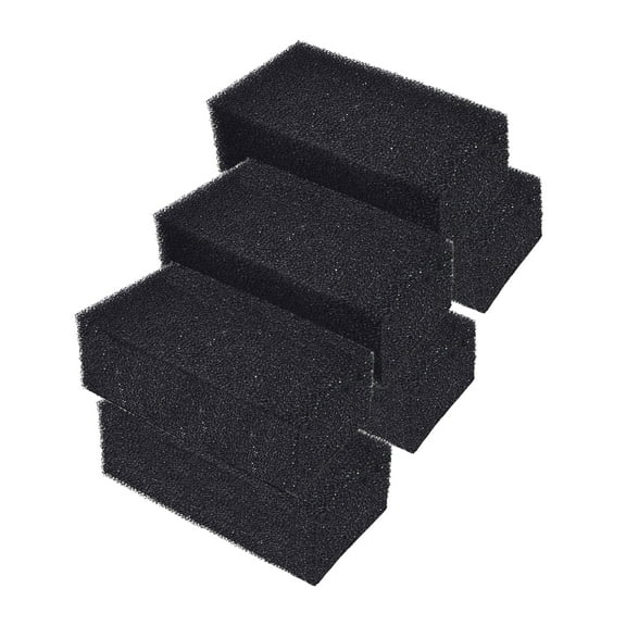 Delapan Pre-Filter Sponge Aquarium Filter for Aquarium Filter Pads Open Cell Foam 7.5" x 4" x 2.75", 6 Pack