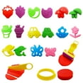 thumbnail image 6 of Play Dough Tools Set for Kids, Various Plastic Animal Molds, Clay Rolling Pins, for Creative Dough Cutting, 44 Pieces, 6 of 7