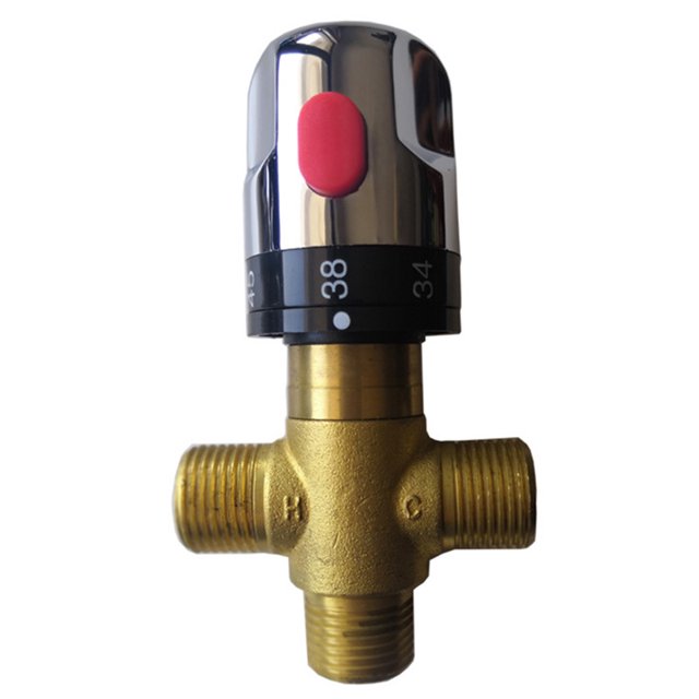 Grifo mezclador termostático JAMW de latón macizo para agua fría y caliente G1/2 35-45 15mm