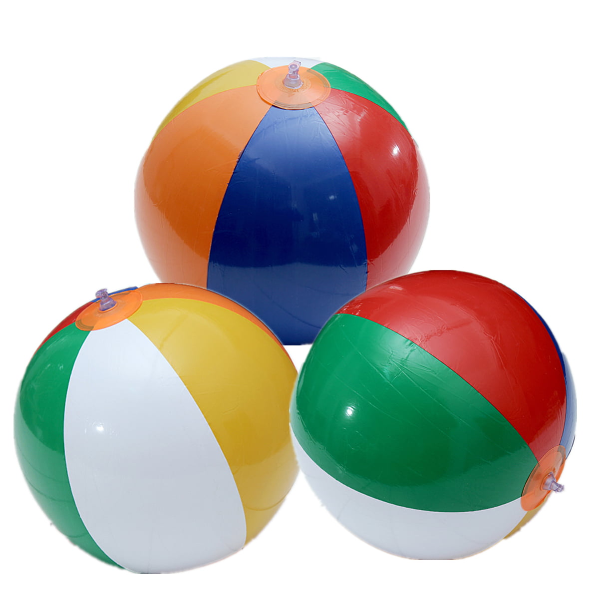 2pcs 9'' PVC Beach Ball Football Inflatable Sports Soccer Volleyball Game Toy 