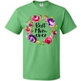 thumbnail image 3 of Inktastic Mother's Day Best Mom Ever with Floral Wreath T-Shirt, 3 of 5