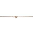 thumbnail image 4 of FJC Finejewelers 14k Rose Gold .5 Mm Cable Rope Chain (carded), 4 of 9