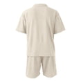thumbnail image 3 of Dresfit Mens Polo Shirt and Shorts Set Zipper Quarter Zip Shirts Shorts Tracksuit 2026 Summer Baggy Lightweight Clothing Set M, 3 of 6