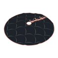 thumbnail image 2 of Bingfone Christmas Tree Skirt Mat Christmas Decoration Interior 30"-Black Fish Scales, 2 of 8