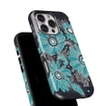 thumbnail image 6 of DesignSkinz Scratch-Resistant Hard Slim Case Compatible with iPhone 13 Pro (Compatible with MagSafe) - Bright Blue Accented Flower Illustration, 6 of 9