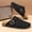 Brown, variant on Khaki Suede Single Buckle Cork Insole Closed Toe Mule Clogs