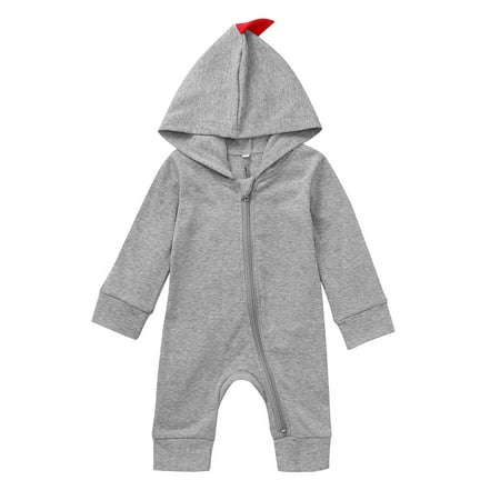 

adviicd Jumpsuit Rompers for Girls Clothes Dinosaur Romper Jumpsuit Baby Hooded Warm Boys Kids Zipper Girls Baby Jumpsuit Boy