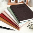 thumbnail image 5 of Veeogra Notebooks For Women Men,White Crocodile Texture Journals For Writing,A5 Diary Notebook,College Lined Notebook,Aesthetic Notebook,Softcover Journal,Lay-Flat Notebook,Business Travel Journal, 5 of 9