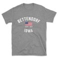 thumbnail image 1 of Bettendorf Iowa Patriot Men's Cotton T-Shirt, 1 of 1