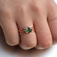 thumbnail image 6 of Fashion Geometric Zircon Inlaid Copper Ring: European Style, High Quality, Must-Have Accessory for Women, 6 of 6