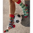 thumbnail image 2 of SPOX SOX - Mens & Ladies Mismatched Novelty Odd Socks - Football, 2 of 2