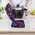 thumbnail image 4 of Bohemian Psychedelic Peacock Mandala Oven Gloves And Pots Stand Set Oven Gloves And Pot Racks Pot Racks And Oven Gloves Set, 4 of 9