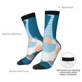 thumbnail image 4 of Cauagu Nurse Doctor Gnomes Print Crew Socks for Women and Men,Adult Athletic Running Socks 1-Pair Sports Socks Work Gear Socks with Moisture Wicking, 4 of 6