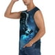thumbnail image 3 of Fotbe Celestial Ram Night Sky Men's Camiseta sin Mangas Estampada para Hombres, Playera Casual para Gimnasio, Entrenamiento, Playa-Small, 3 of 7