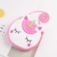 thumbnail image 4 of Bolso de hombro para niños y niñas, bandolera de unicornio, animales, llaves, monedero, Mini bolso de princesa, 4 of 4