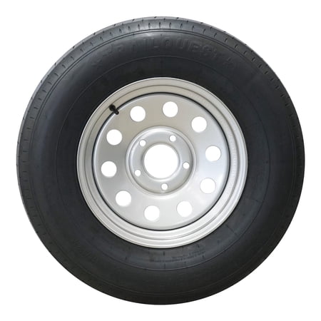 Trailquest 15″ 10 ply Radial Trailer Tire & Wheel – ST 225/75R15 5 Lug (Silver Mod), 5×4.5 Bolt Pattern Sansujyuku sansujyuku.com