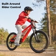 thumbnail image 4 of RUNDEER 20'' Electric Bike for Age 6-13, Kids Ebike, 250W, 48V/20Ah, 20MPH, 32 Miles Range, 2849 by TÜV Certificated, Red, 4 of 9