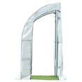 thumbnail image 5 of Canddidliike Greenhouse Walk in, Portable Mini Green House with PE Cover, Waterproof Hot House UV - White, 5 of 7