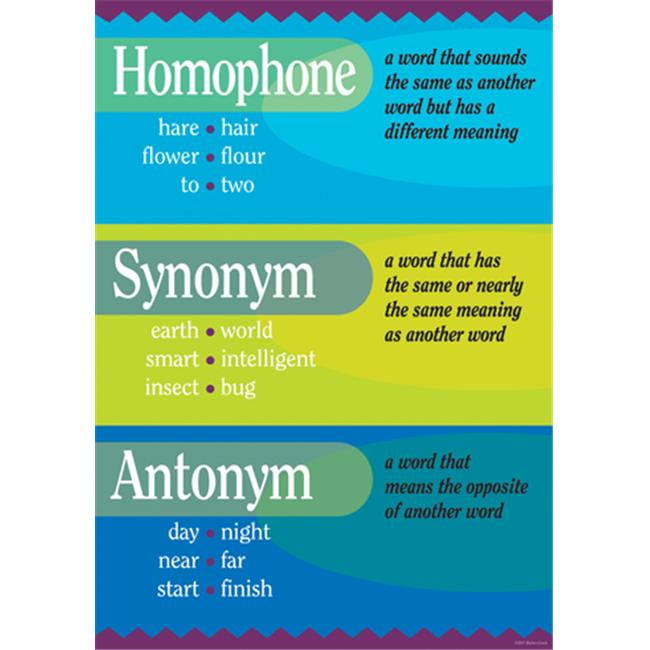 Barker Creek Bc 1804 Homophone 44 Synonym Antonym Grammar