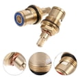 thumbnail image 3 of MasteelfCA 2pcs Copper Replacement Tap Valves Brass Ceramic Disc Insert Gland Cartridge, 3 of 8