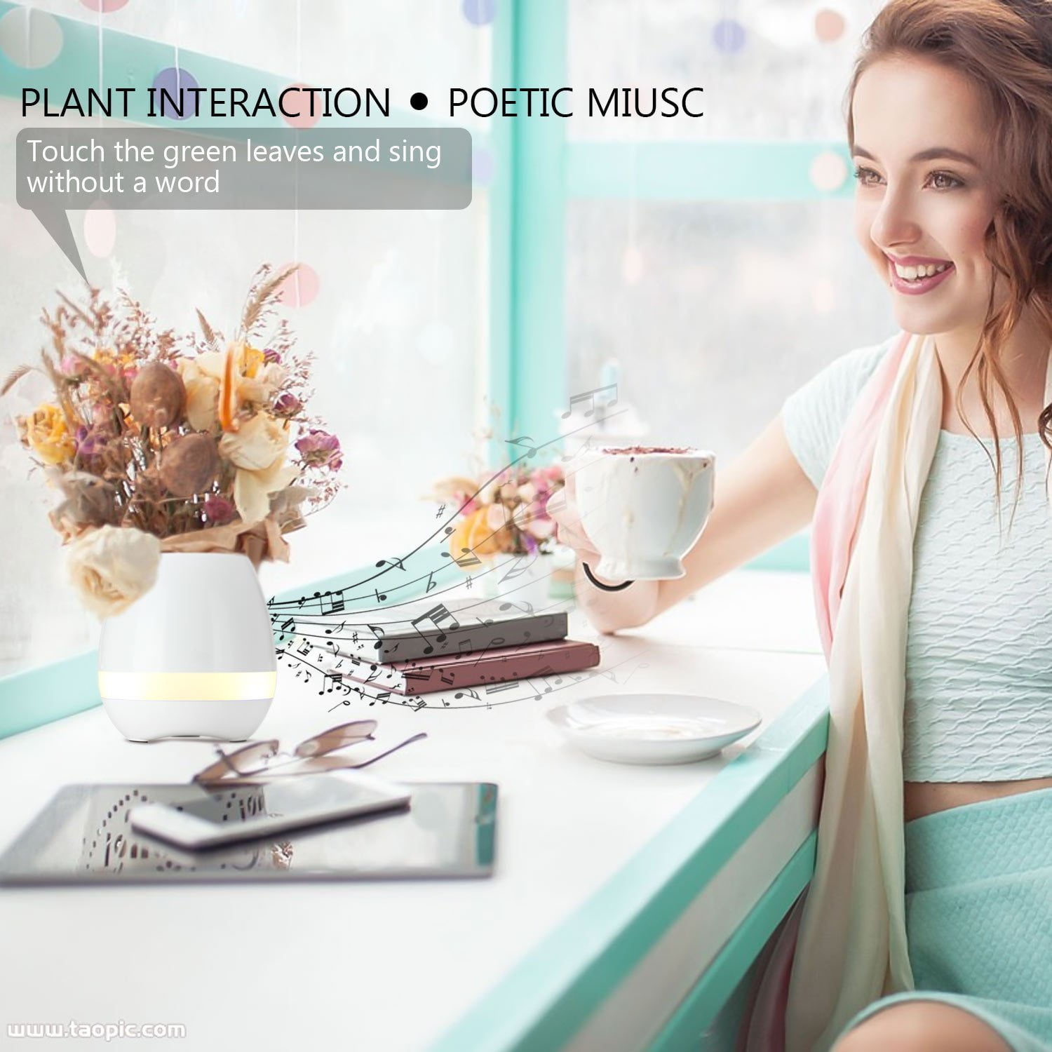 Bluetooth speaker best sale planter