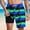 ◪101-Blue, variant on OTCEE Men's Printed Pocket Double-Layer Beach Shorts - Elastic Drawstring Swim Trunks, Casual Summer Swimwear