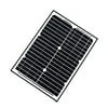 ALEKO Solar Panel Monocrystalline 20W for any DC 12V Application
