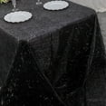 thumbnail image 5 of BalsaCircle 90x156 in Black Metallic Tinsel Polyester Rectangle Tablecloth Party Events Decorations Supplies, 5 of 8