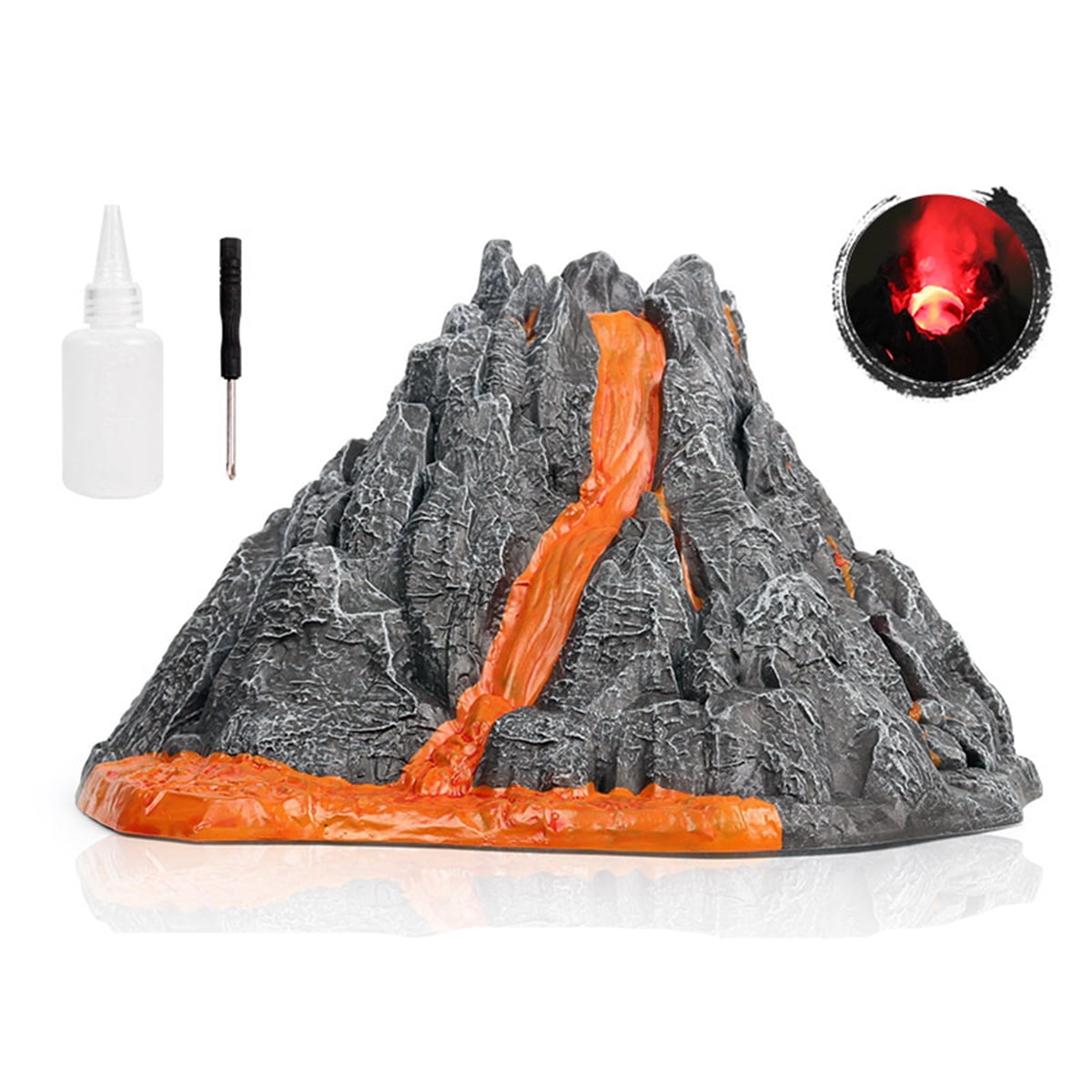 Magical Realistic Volcano Eruption Toy Geographic Experiment Chemical