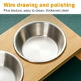thumbnail image 4 of Sauce Dishes Seasoning Dishes Sushi Dipping Bowl Saucers Bowl Mini Appetizer Plates, with wooden support, 4 of 5