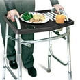 thumbnail image 1 of Walker Tray with Non-Slip Grip Mat, Fits Most Walkers - Black, 1 of 2