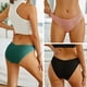 thumbnail image 4 of FINETOO 3 uds M-4XL bragas de algodón para mujer, ropa interior Sexy con cintura en V, bragas de talla grande, calzoncillos cómodos sólidos para mujer, lencería, 4 of 5
