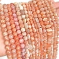thumbnail image 4 of HOOUN Natural Sunstone Irregular Faceted Round Loose Sun Beads for Jewelry Making DIY-type3-2mm, 4 of 9