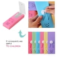thumbnail image 3 of SagaSave PP Pencil Case Stationary Case Jewelry Box Smiling Face Shape Waterproof Blue, 3 of 5