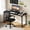 Black, variant on Dkelincs 40 inch Computer Desk and Chair Set Home Office Modern Wood Study Desk & Mesh Ergonomic Height Adjustable Office Chair for Small Spaces, Nature & Black