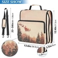 thumbnail image 3 of WOBOGO Santa Claus Giving Presents Ring Binder Bag 1.5in Folder Organizer with Shoulder Strap for 13Inch Laptop and 500 Sheets of Paper, 3 of 8