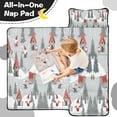 thumbnail image 4 of Gray Christmas Gnome Village Pattern Toddler Nap Mats for Kids Preschool,50"x20" Sleeping Mat Bag or Kids,Toddler Sleeping Bag,Toddler Nap Mat or Daycare, 4 of 6