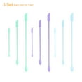 thumbnail image 3 of 8pcs Makeup Spatulas, Silicone Spatula Set with Spoon for Makeup Cosmetic Bottles Blue Green, 3 of 5