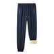 thumbnail image 4 of Ceisia Men's All-Season Warm Jogger Pants Gift - Thickened Solid Color Elastic Drawstring Waist Sport Pocket Pants, 4 of 4