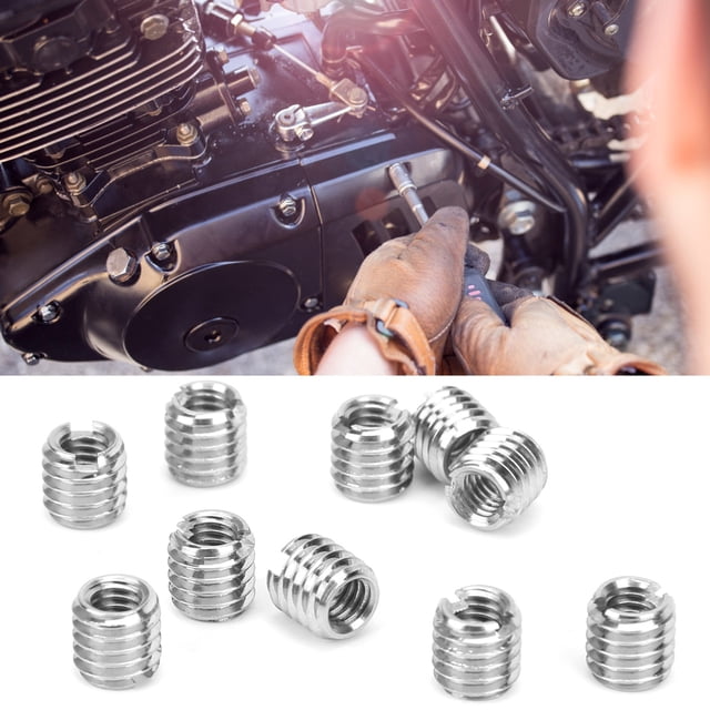 Inserts de Fil, Inserts de Fil Simples à Installer pour Durabilité Métallique Ensemble d'Inserts de Fil pour Automobiles pour Aviation