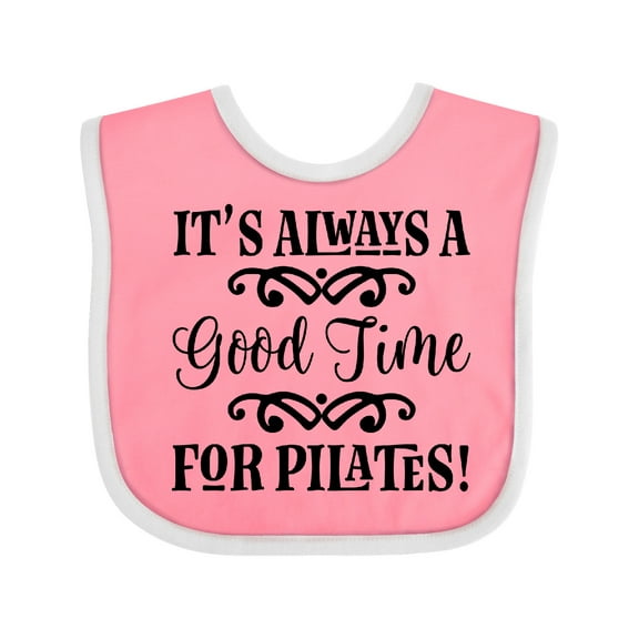 Inktastic Exercise Fitness Pilates Girls Baby Bib