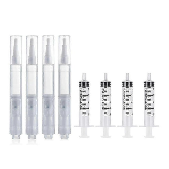 Touch Up Paint Pen 5ml 8Pack Fillable Paint Touch Up Brush Pen for Walls Refillable Paint Touch Up Pen for Wall Repair
