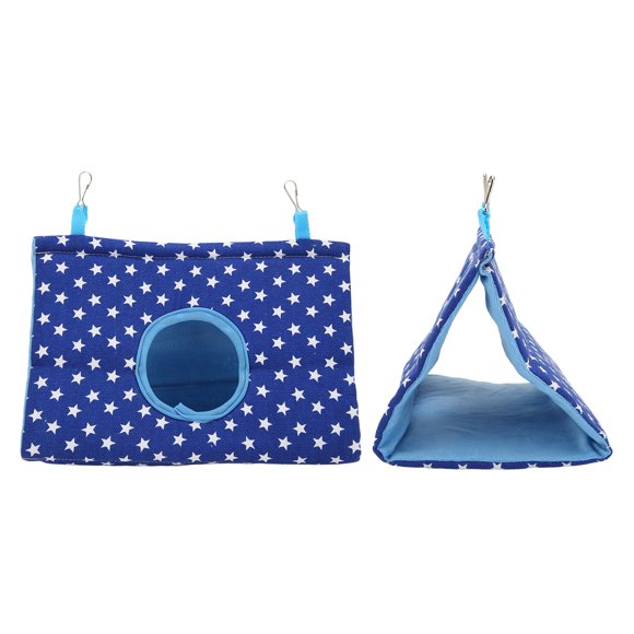Cama Para Colgar Pájaros, Cálida, Triangular, Cómoda Cama Para Dormir Para Loros Con Ganchos Para Periquitos Y Periquitos