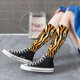 thumbnail image 5 of Fotbe Zebra Calcetas Divertidas Estampadas para Hombre y Mujer, Calcetas de Algodón hasta la Rodilla para Caminar, Correr, Enfermería y Embarazo, 5 of 6