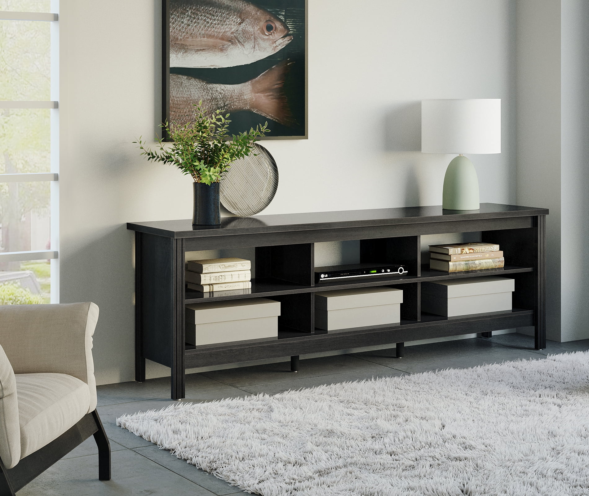 Black tv 2024 stand 43 inch