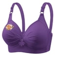 thumbnail image 1 of Women's Printed Plus Size Daily Bra Underwear Without Underwire, 1 of 8