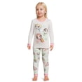thumbnail image 3 of Powerpuff Girls Toddler Girls Snug Fit Hacci Long Sleeve Pajama Set, 2-Piece, Sizes 12M-5T, 3 of 5