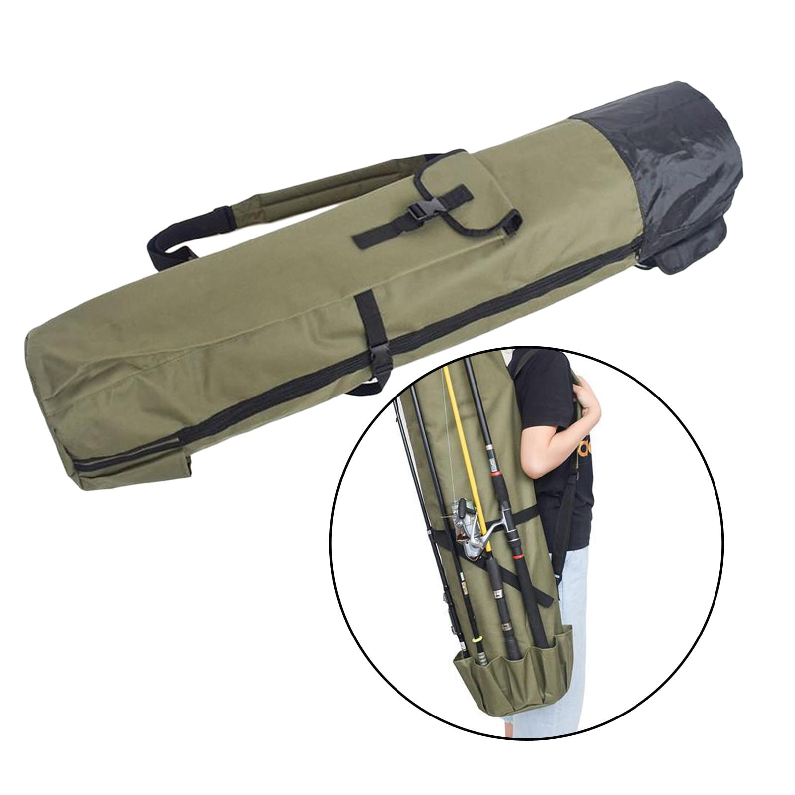 Details about   Outdoor Fishing Rod Reel Organizer Bag Travel Carry Storage Case Holding 5 Poles 