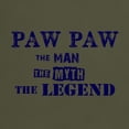 thumbnail image 3 of CafePress - PAW PAW THE MAN MYTH LEGEND T Shirt - Men's Classic Graphic Cotton T-Shirt, 3 of 4